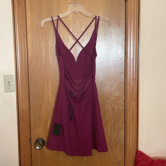 Lulu’s Fuchsia Cocktail Dress - Picture 6 of 6
